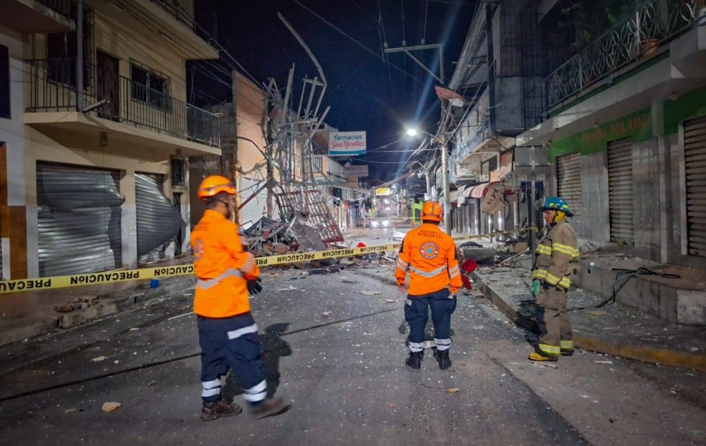Fuga de gas provoca explosión en local de comida rápida de Metapán
