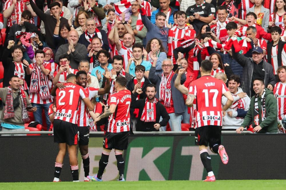 Athletic vence con lo justo y se acerca a la Champions; Las Palmas cae con la frente en alto