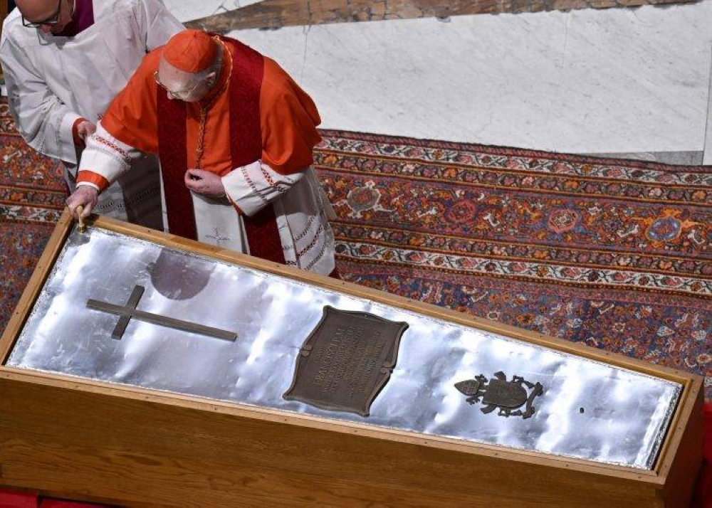 Así fue la ceremonia de cierre del féretro del papa Francisco