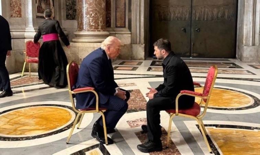 Trump y Zelenski mantienen una reunión «muy productiva» en Roma antes de asistir al funeral del Papa Francisco