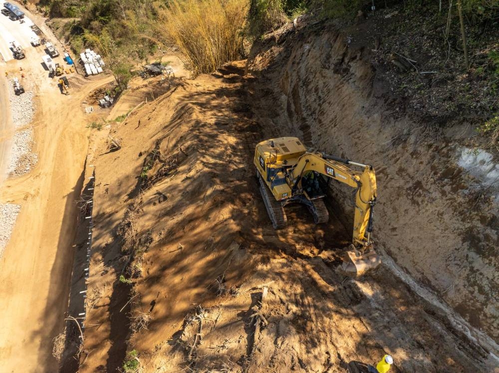 MOP continúa trabajos de mitigación para habilitar «próximamente» tránsito en Los Chorros