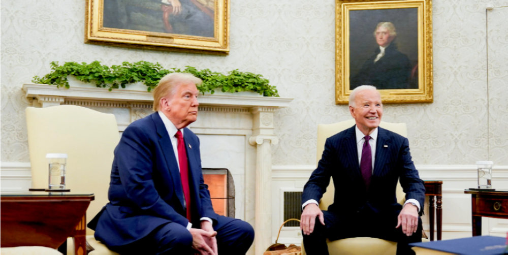 Trump culpa a Biden de la contracción del PIB y niega la responsabilidad de sus aranceles