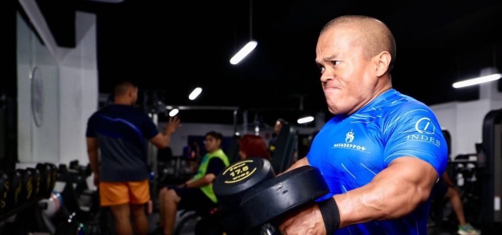 Herbert Aceituno se prepara para competir en la Copa Mundial de Parapowerlifting Tbilisi 2025