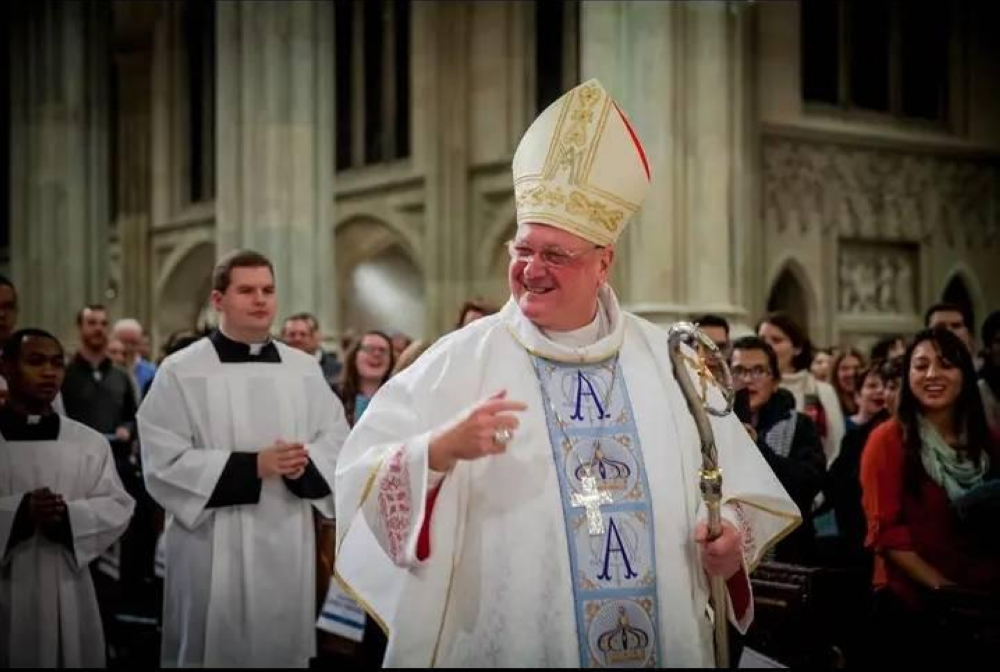 El cardenal Timothy Dolan, el obispo estadounidense favorito de Trump para ser papa