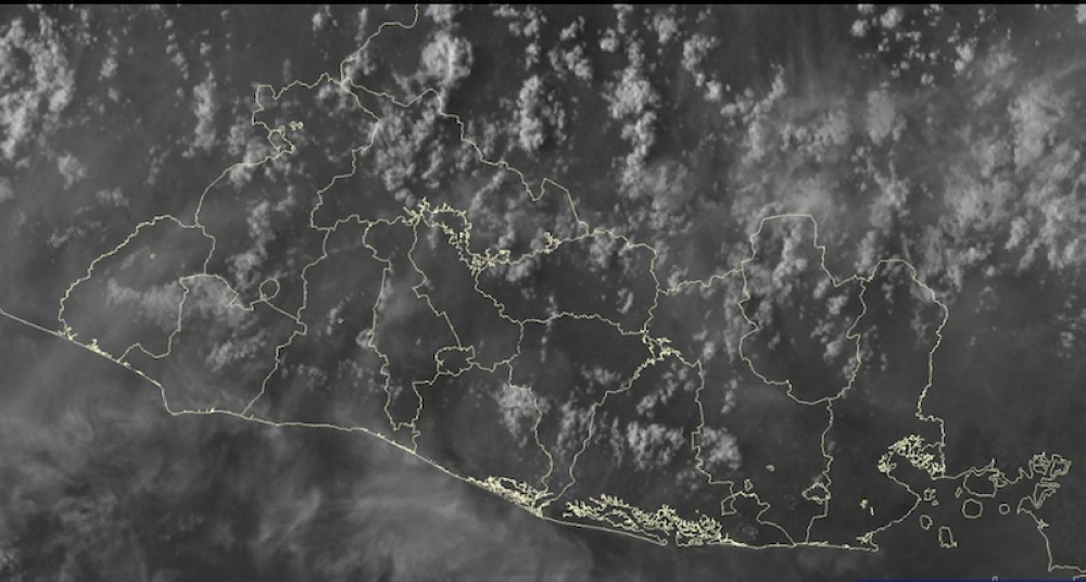 MARN pronostica lluvias y calor de hasta 37 °C hasta el domingo