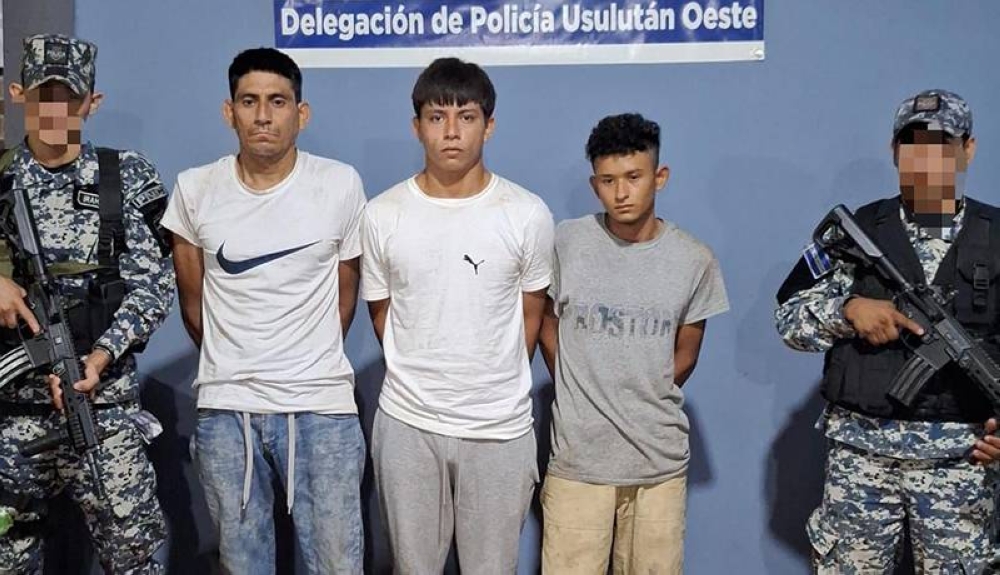 Detienen a tres por asesinato de un hombre en Jiquilisco