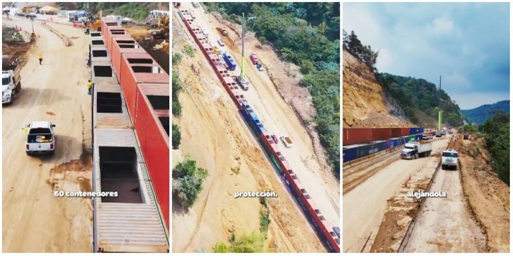 Ministro de Obras Públicas responde a críticas sobre los contenedores en Los Chorros