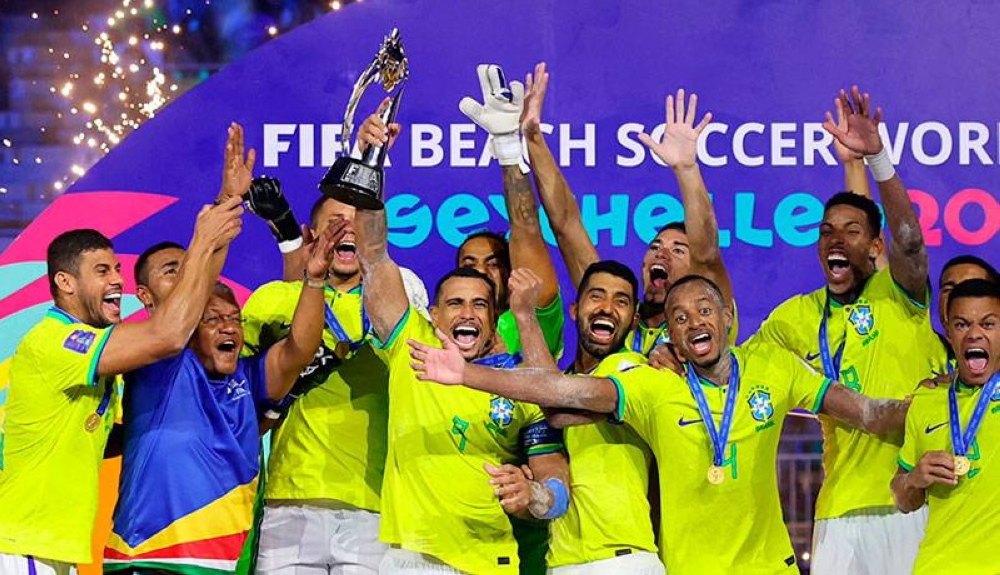 Brasil se queda con el Mundial de Fútbol Playa al vencer 4-3 a Bielorrusia