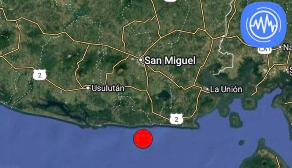 Un sismo de 4.9 sacude a El Salvador la mañana de este miércoles