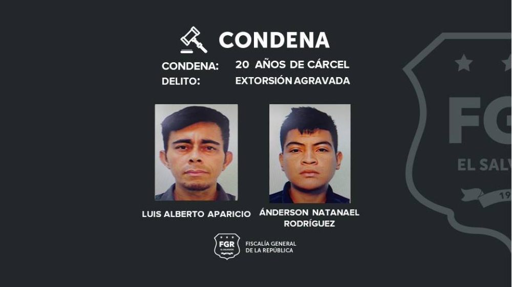 Condenan a pandilleros entre 15 y 20 años de cárcel por extorsionar a comerciantes en Usulután y Ahuachapán