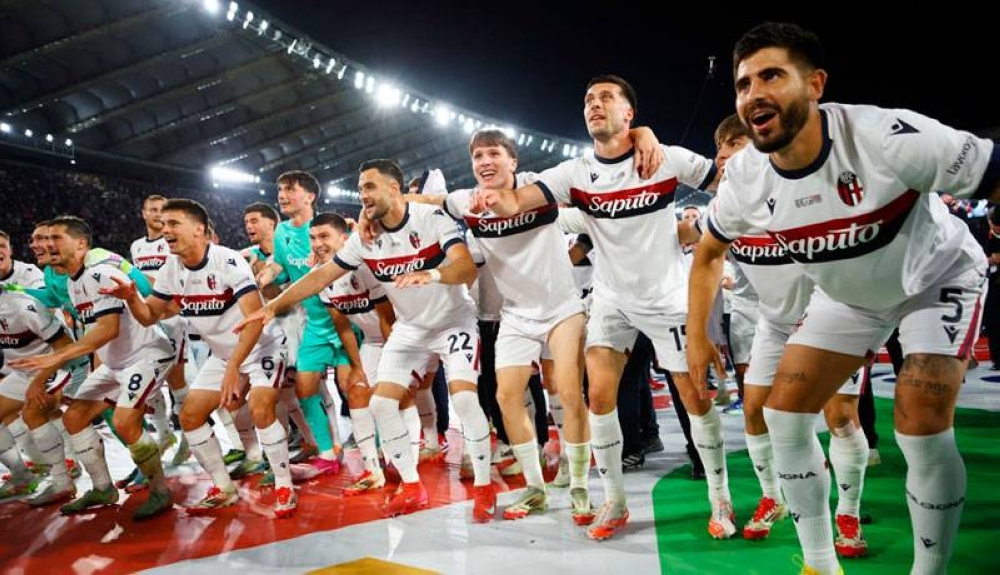 El Bolonia gana la Copa 51 años después y deja al Milan sin Europa