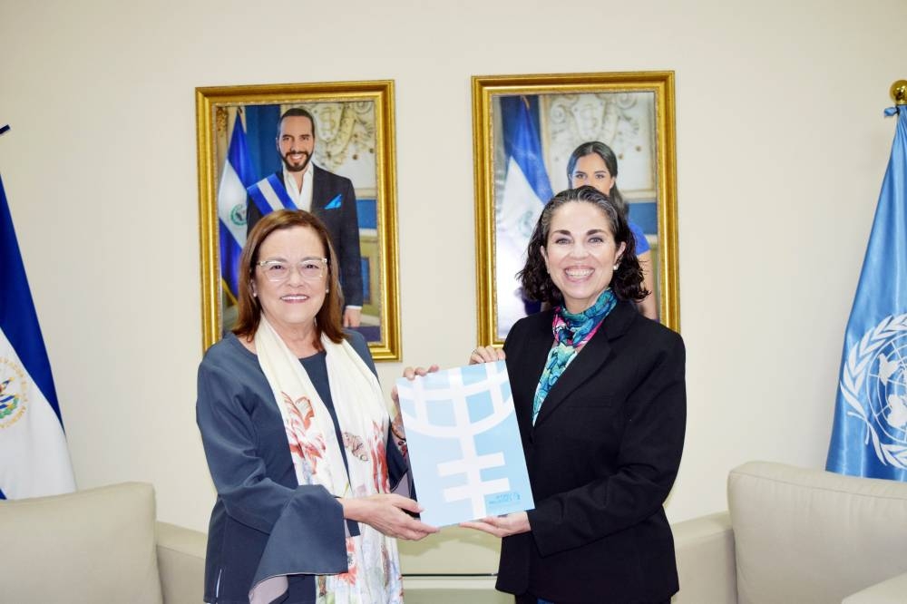 Nueva representante de ONU Mujeres presenta credenciales a la canciller Hill Tinoco