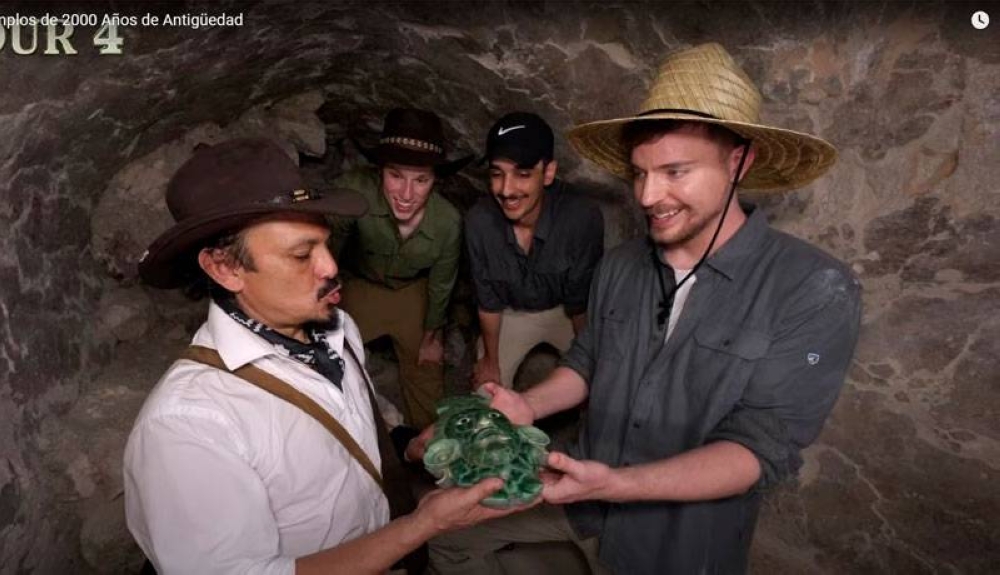 México reitera demanda contra MrBeast por violar permisos en zonas arqueológicas