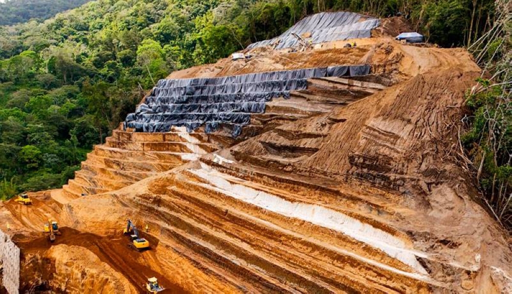 El talud 1 de los Chorros tiene 93 metros de altura, 14 más alto que la Torre Cuscatlán