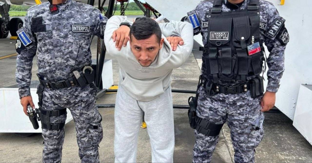 PNC captura a salvadoreño deportado de EEUU con notificación roja