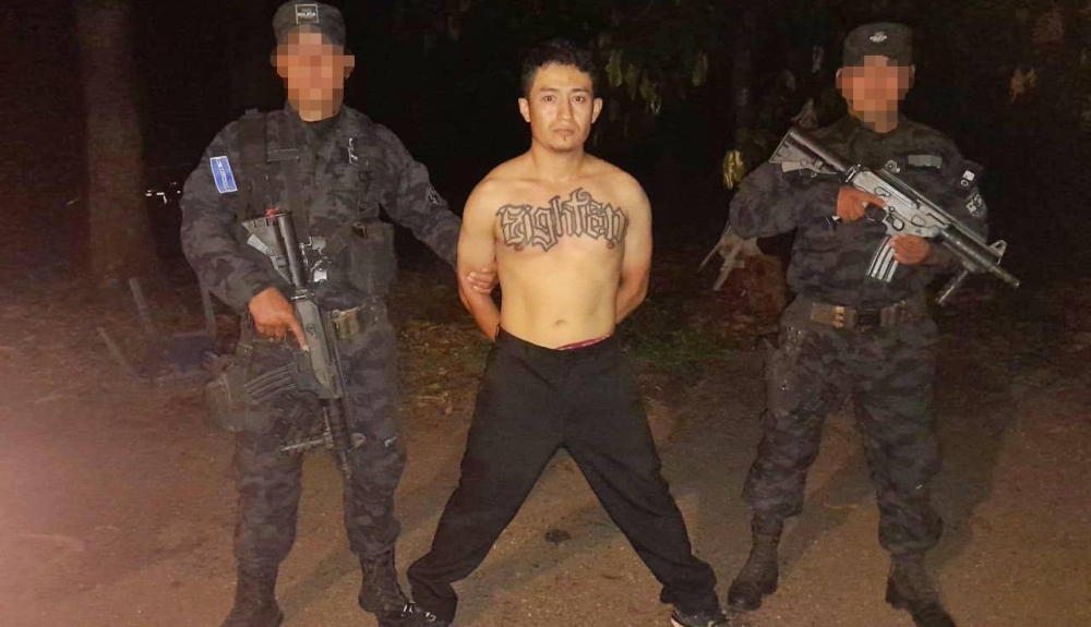 Capturan a pandillero en Aguilares con antecedentes de homicidio