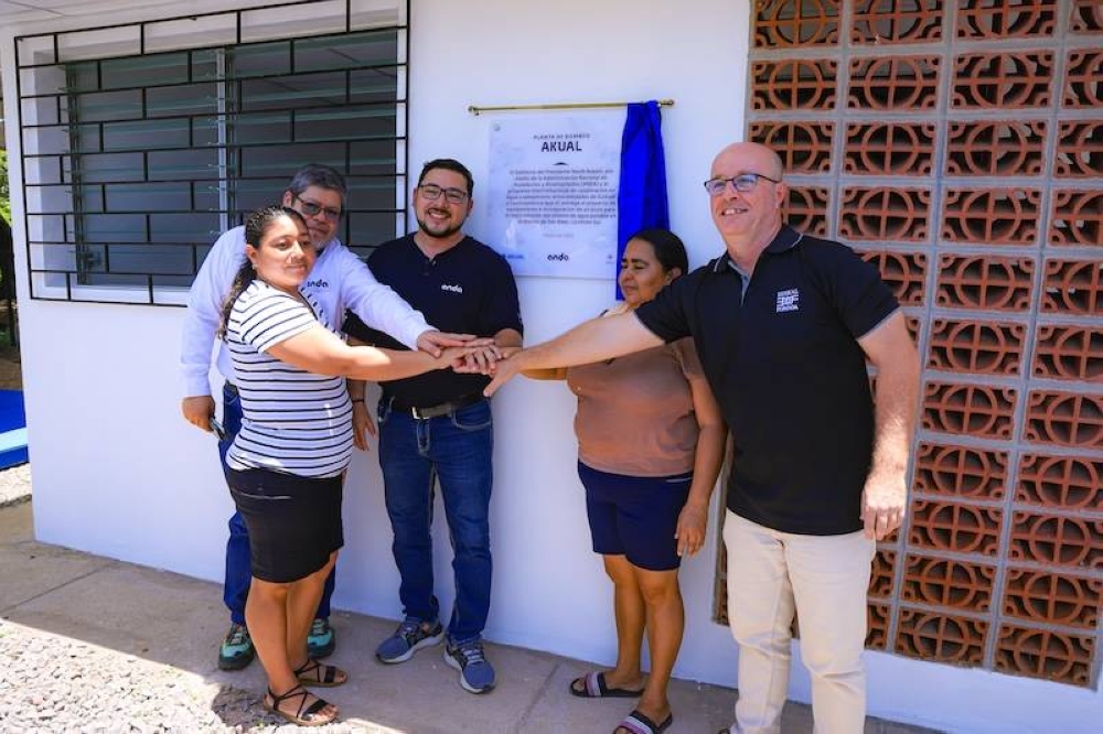 San Alejo inaugura moderno sistema de agua potable con apoyo vasco