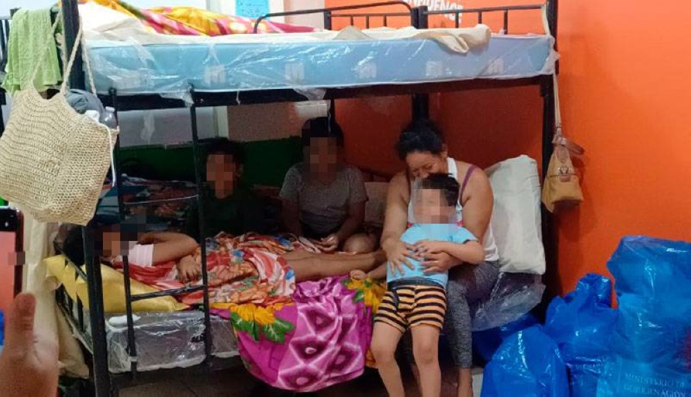 Desactivan albergue en El Majahual pero mantienen uno en Acajutla tras oleaje alto en la costa salvadoreña