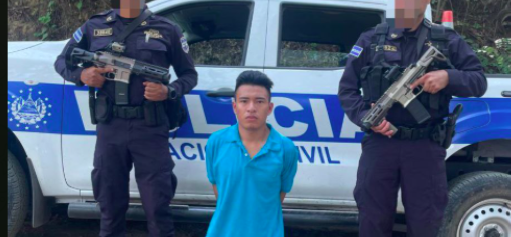 Capturan a presunto autor del homicidio de excabo policial en Tacuba, Ahuachapán
