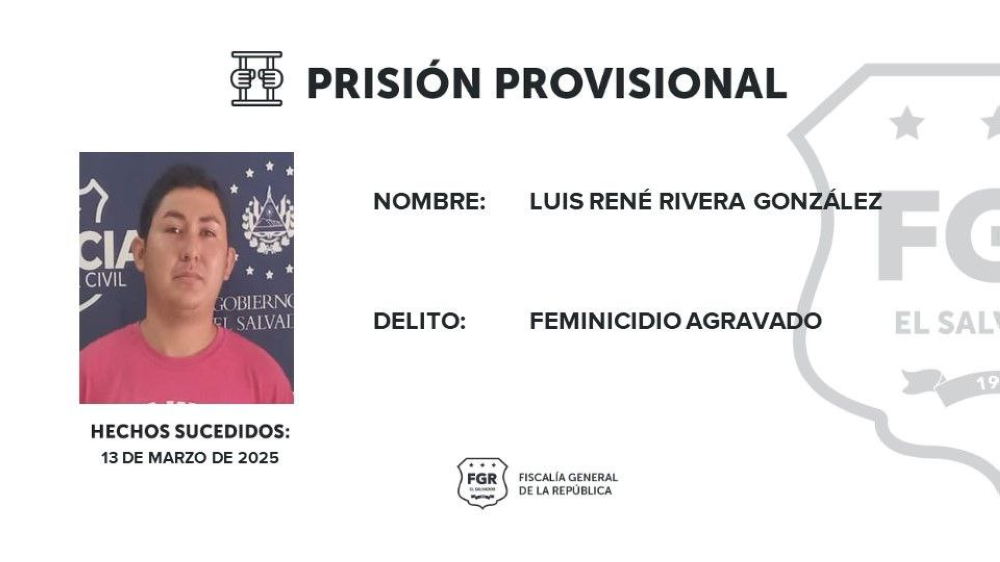 Seguirá en prisión hombre acusado de asesinar a su pareja en Usulután