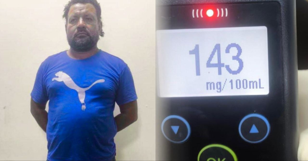 Detienen a conductor con 143 grados de alcohol tras chocar contra un comedor en Usulután