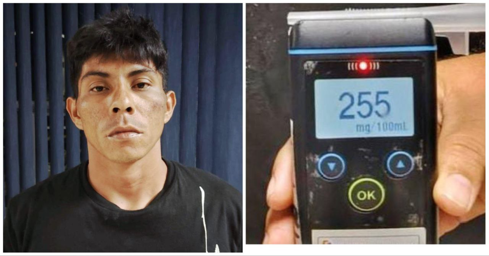 Arrestan a motociclista con 255 grados de alcohol en San Pedro Masahuat