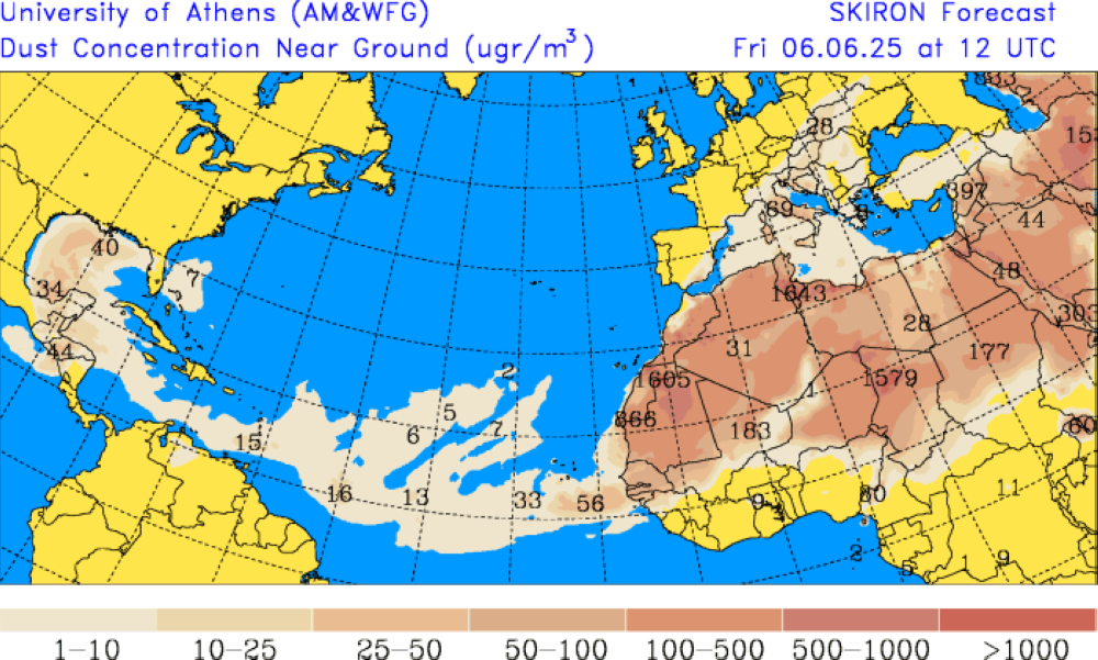 Nuevo pulso de polvo del Sahara ingresa hoy a El Salvador