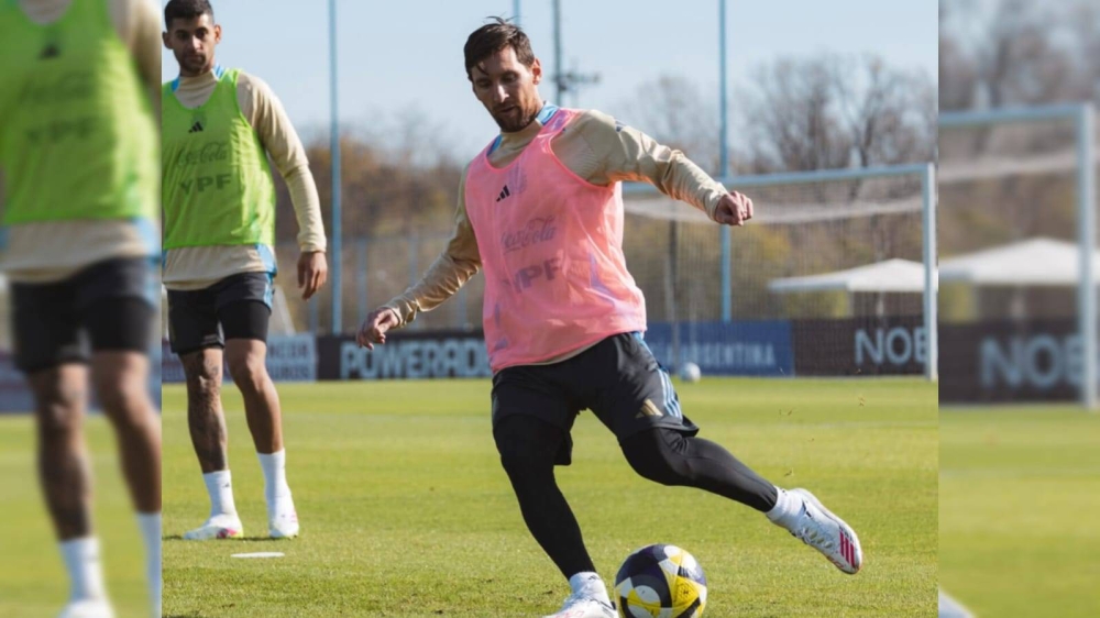 Messi se perfila como titular para el partido con Colombia
