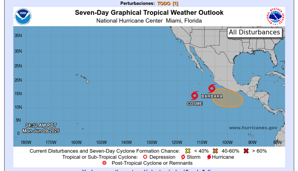 Marn vigila un posible ciclón que podría afectar a El Salvador
