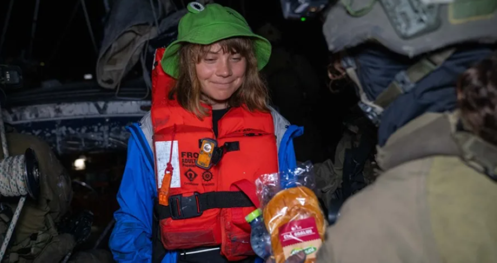 La activista Greta Thunberg abandona Israel tras la interceptación de la Flotilla