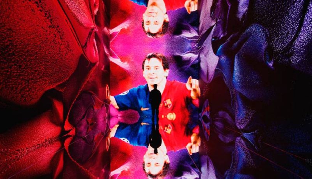 La inteligencia artificial convierte en arte el gol de Messi al United en la Champions’09