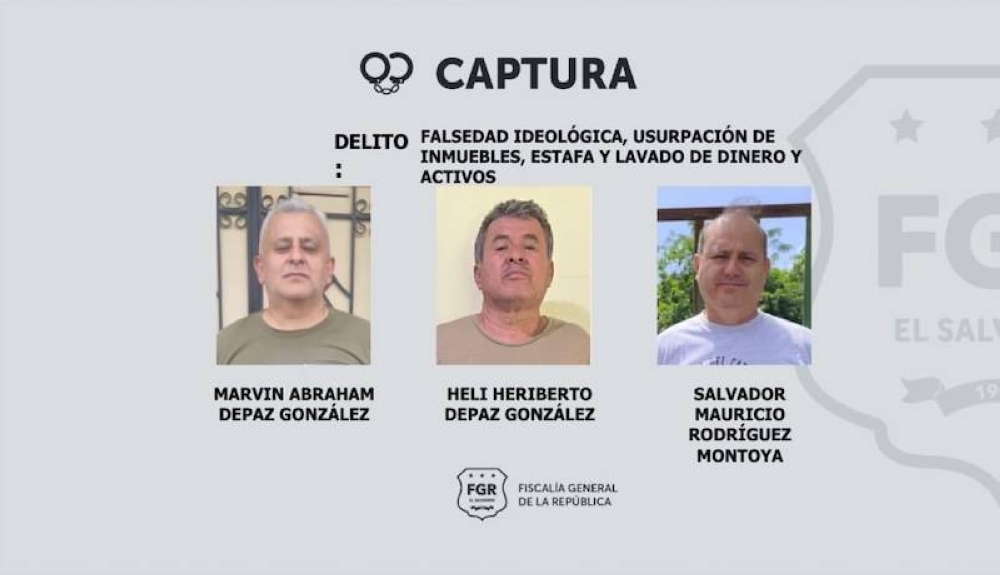 Tres capturados por fraude con inmuebles, Fiscalía documenta estafas por más de $25,000