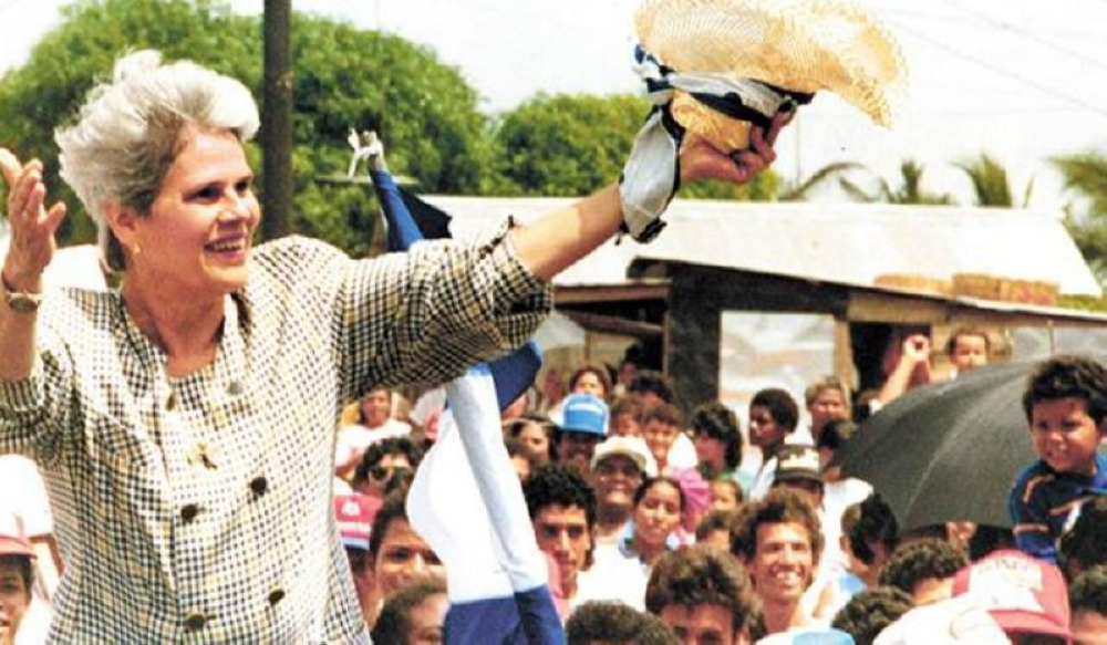 Muere expresidenta de Nicaragua Violeta Barrios de Chamorro