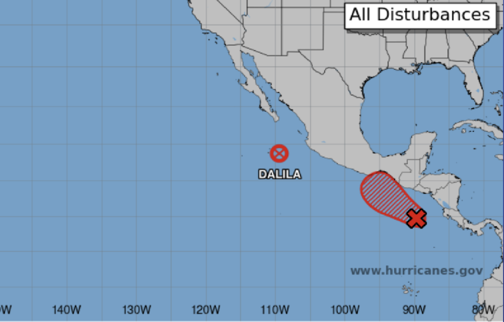 Aumenta a 80 % la probabilidad de un ciclón en el Pacífico