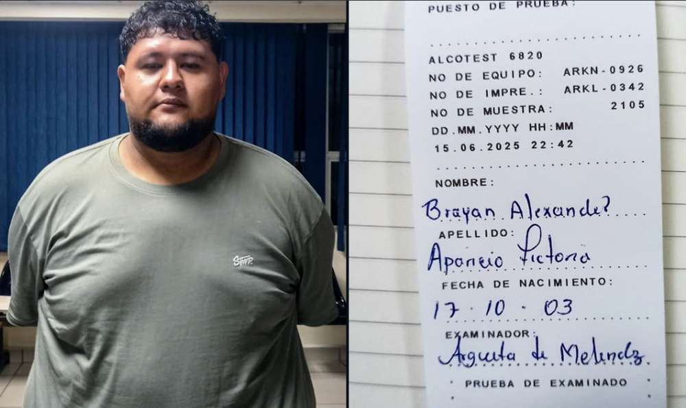 Detienen a conductor con 56 grados de alcohol tras atropellar a motociclista que también manejaba ebrio