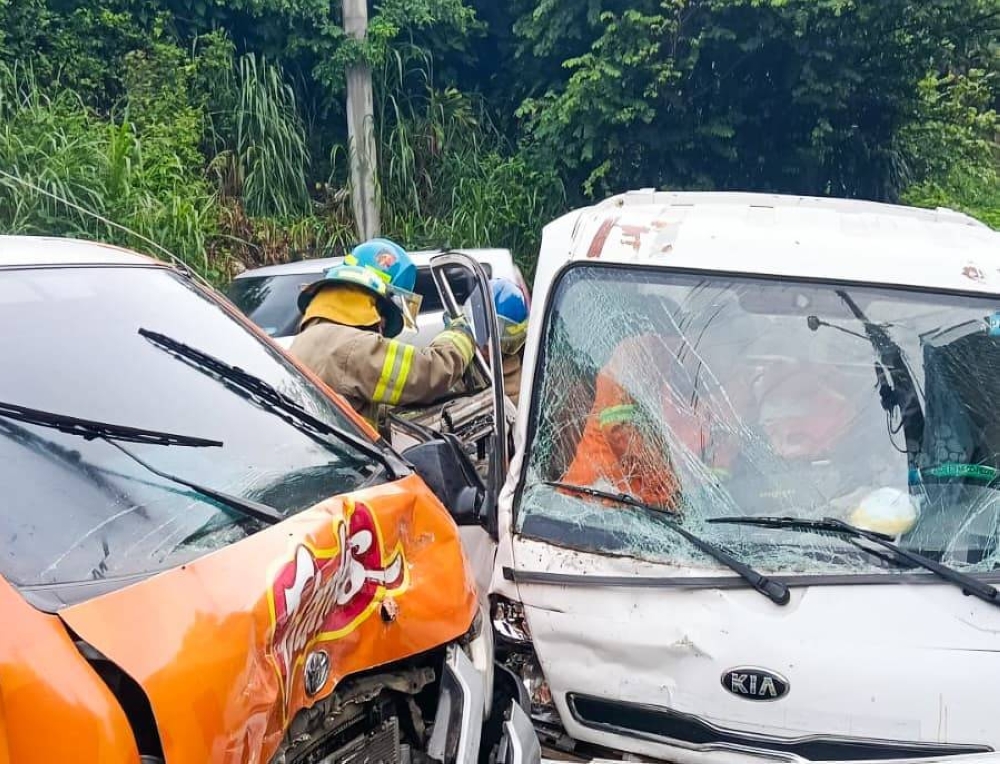 Al menos cuatro personas resultan lesionadas en accidentes de tránsito ocurridos en las últimas horas