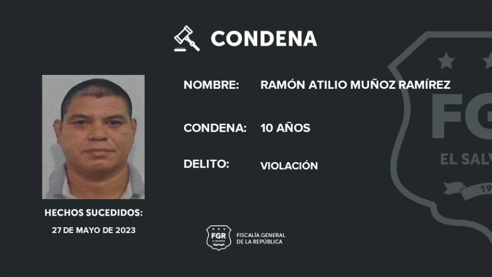 Violador de una adolescente en Usulután es condenado a 10 años de cárcel