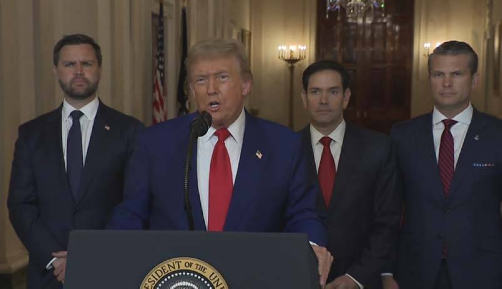 Trump advierte a Irán: «si la paz no llega rápido, iremos por otros objetivos»