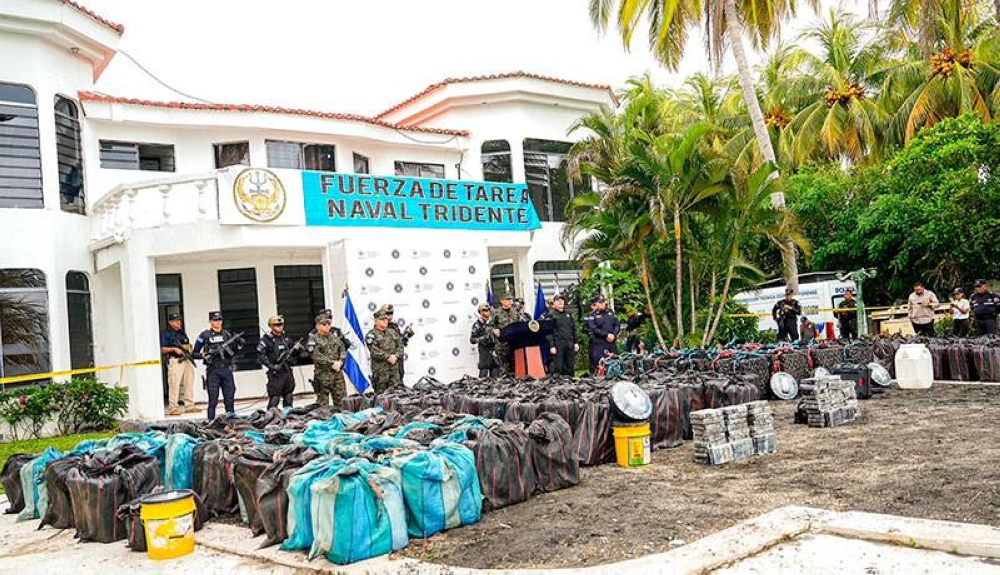 El Salvador ha incautado más de 18 toneladas de droga valoradas en $449 millones en lo que va de 2025