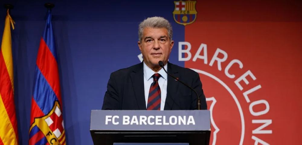 Joan Laporta: «No entiendo que el Athletic de Bilbao vaya a hablar del Barça a LaLiga»
