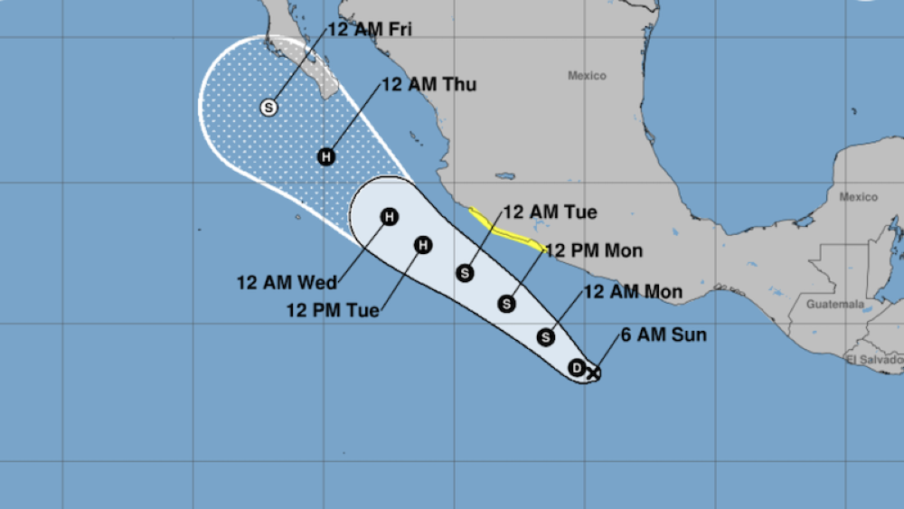 El Salvador descarta impacto de dos depresiones tropicales