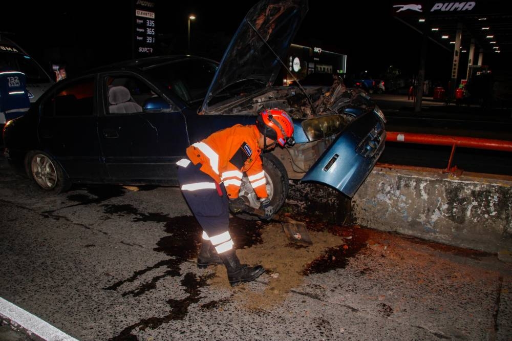 Racha de accidentes de tránsito en las últimas horas deja a siete personas lesionadas