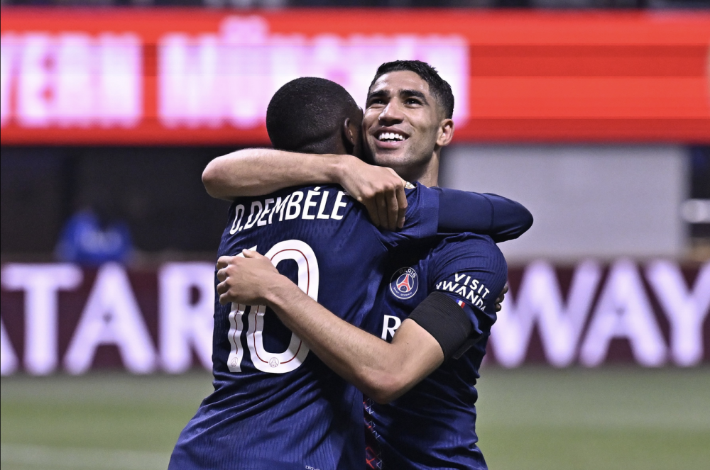 Désiré Doué y Ousmane Dembélé meten al PSG en semifinales