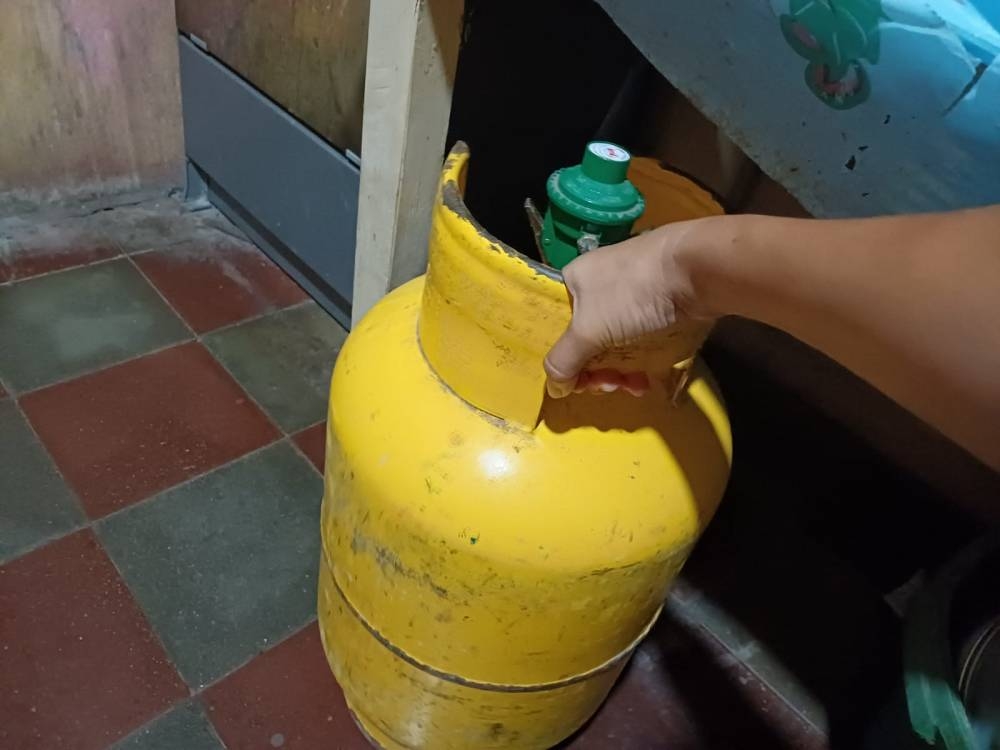 Texistepeque, un pueblo a merced de los ladrones de tambos de gas propano