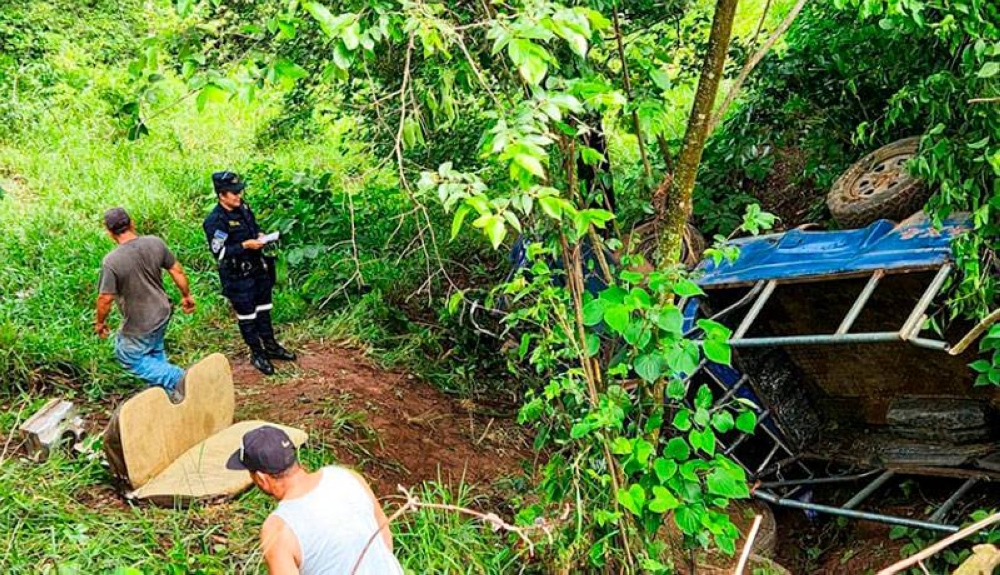 Accidente en frontera Anguiatú deja siete lesionados
