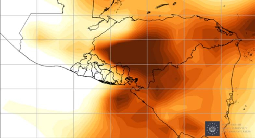 Hoy ingresa más polvo del Sahara y se incrementarán las temperaturas en El Salvador