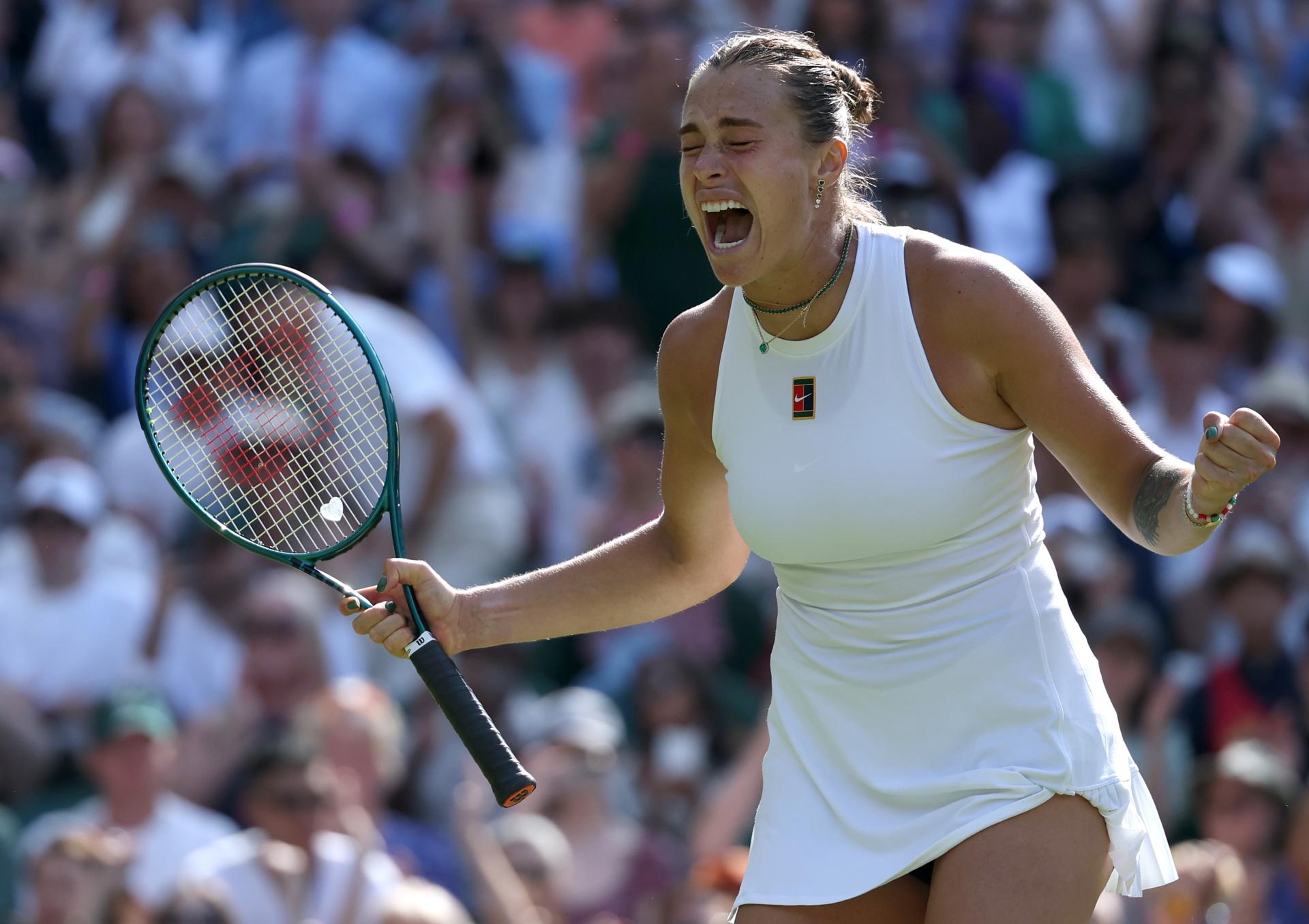 Sabalenka sobrevive a Siegemund y alcanza sus terceras semifinales en Wimbledon