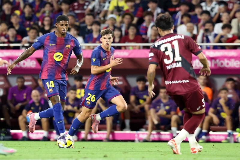Barcelona inicia pretemporada con victoria 3-1 ante Vissel Kobe y destaca talento joven
