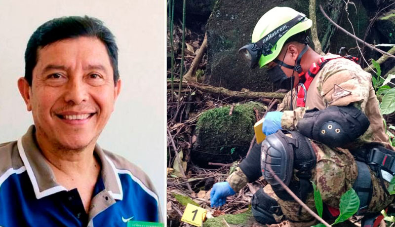 Localizan restos del profesor Enrique Peña, desaparecido en el volcán Chinchontepec