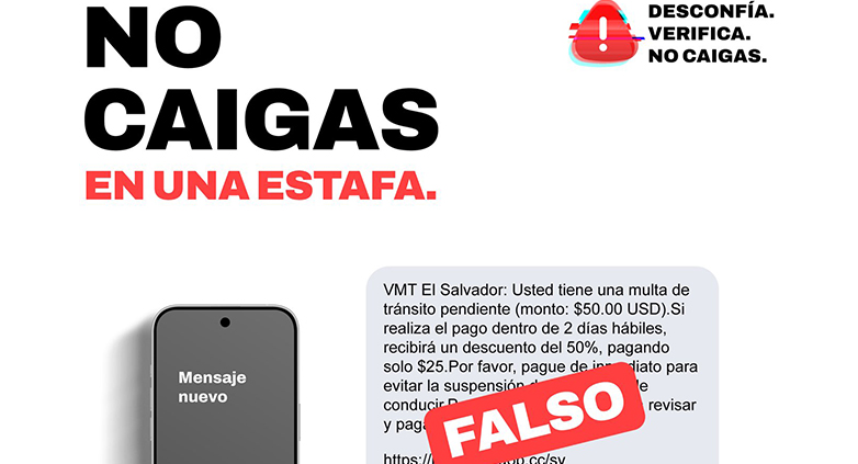 VMT recuerda sitio oficial para consultar multas de tránsito ante estafas